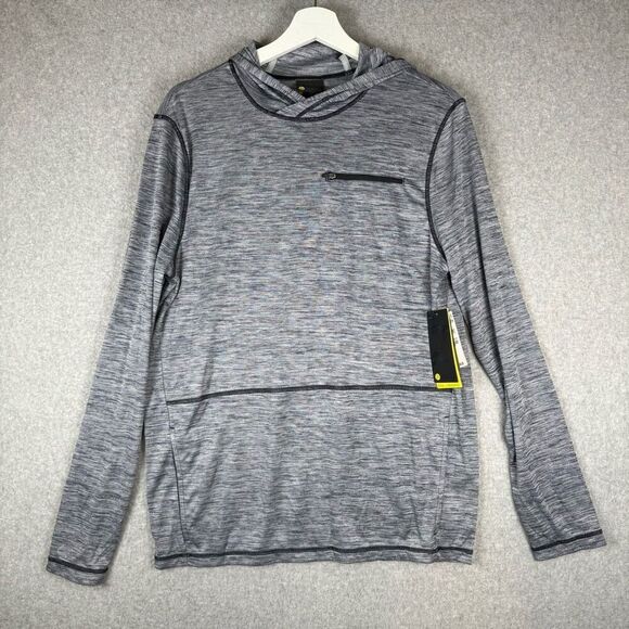 Zella Mens Size Small Pullover Lightweight Hoodie Navy Blue Long Sleeve NWT - Picture 1 of 7